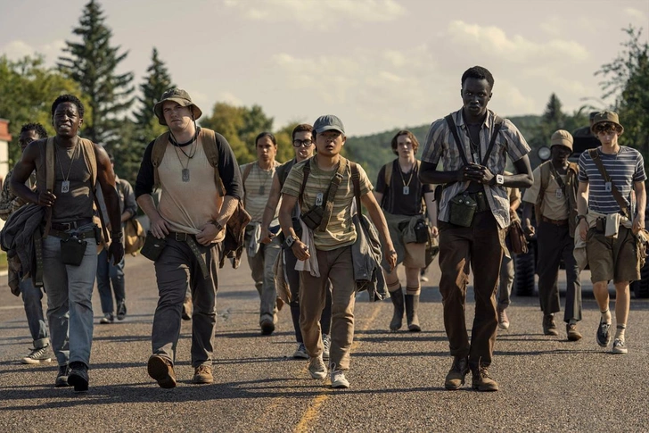 Кадр из фильма «Долгая прогулка» («The Long Walk», 18+, 2025) | Источник: Кинопоиск.ру