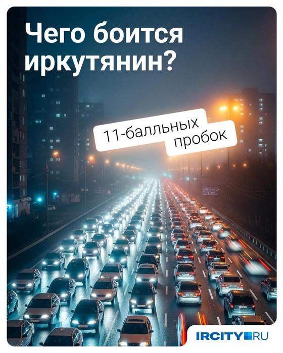 11-балльные пробки&nbsp;— проклятие всего города | Источник: Евгения Бикунова / Городские порталы