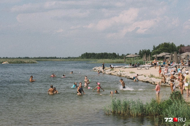 Зато желающих искупаться всегда достаточно | Источник: Ирина Шарова / 72.RU