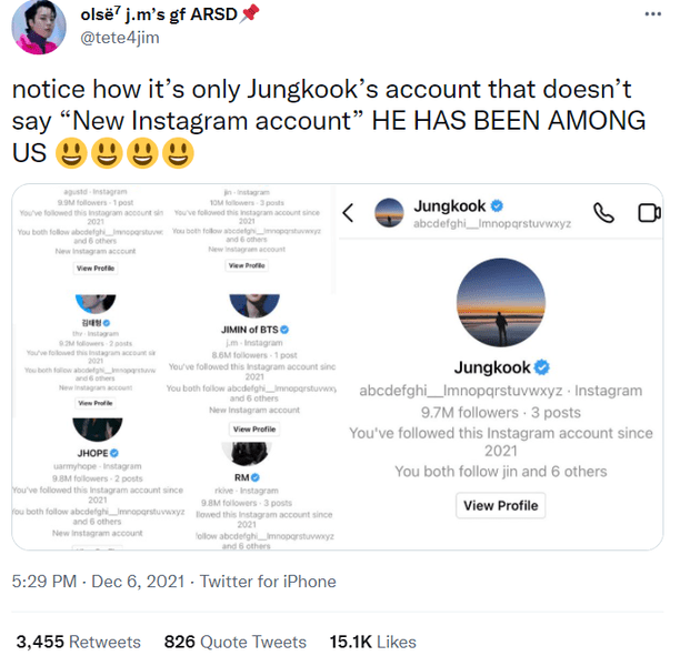 Подожди, мы уверены в том, что аккаунт Чонгука в Instagram — (запрещенная в России экстремистская организация) новый? 🤔