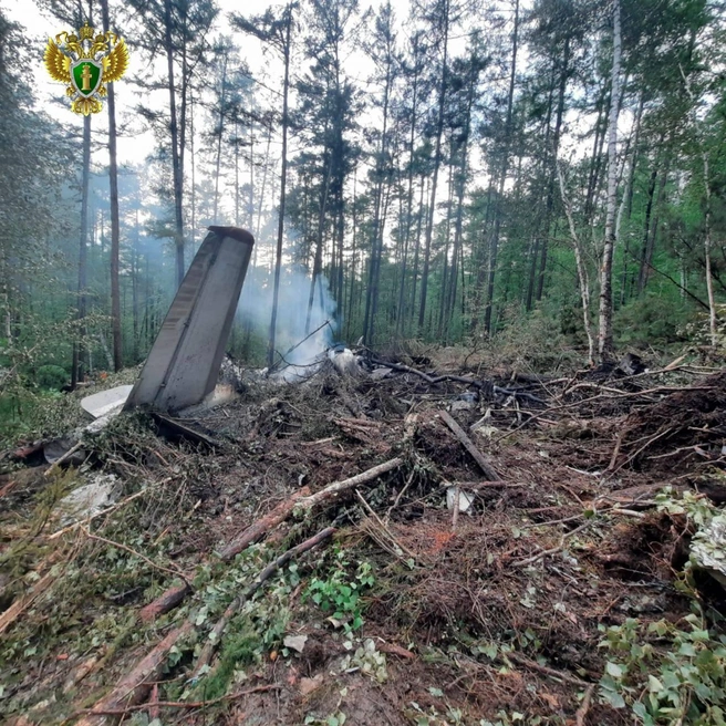 Место крушения Ан-24 в Приамурье  | Источник: «Восточно-Сибирская транспортная прокуратура» / Telegram