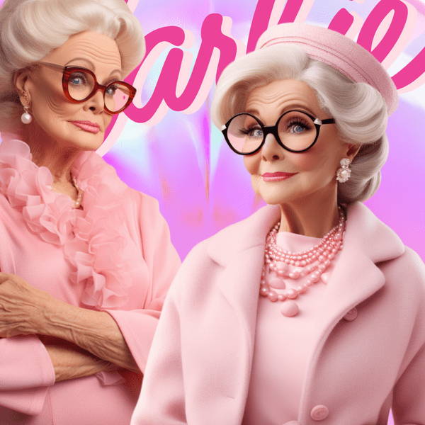Бабушки в розовом: theGirl сгенерили в Midjourney пожилых «Барби» 😋
