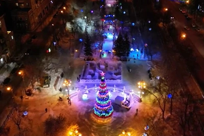 Новогодние площадки в Магнитогорске откроются сначала на окраине