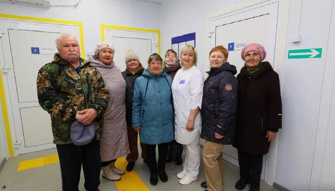 В новом ФАПе созданы комфортные условия для работы медиков, приема взрослых и детей | Источник: Александр Моор / Telegram-канал