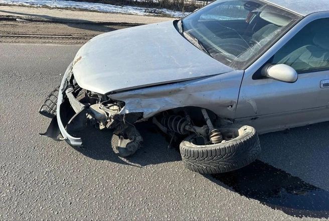 Автомобиль получил серьезные повреждения | Источник: МВД России по Воронежской области / T.me