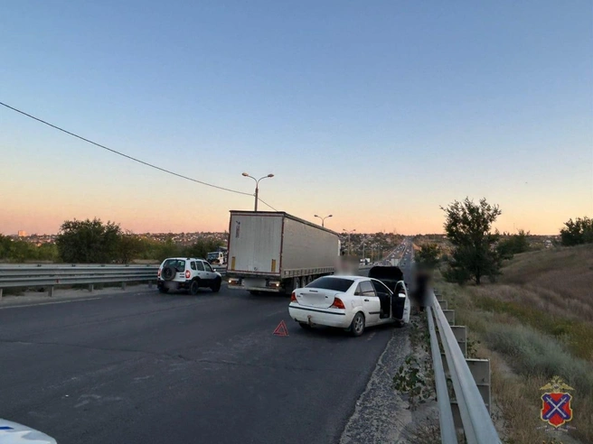 В аварии пострадал пассажир Toyota | Источник: ГУ МВД России по Волгоградской области