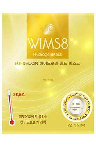 Гидрогелевая маска для лица с муцином и аденозином, WIMS8