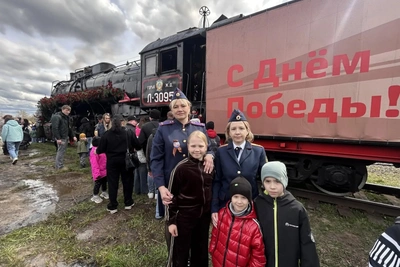 Сотрудники Воткинского МСО посетили «Поезд Победы»