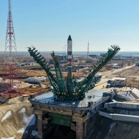 На Байконуре впервые вывезли ракету-носитель на отремонтированную после ноябрьской аварии стартовую площадку: 10 красивых фото с космодрома