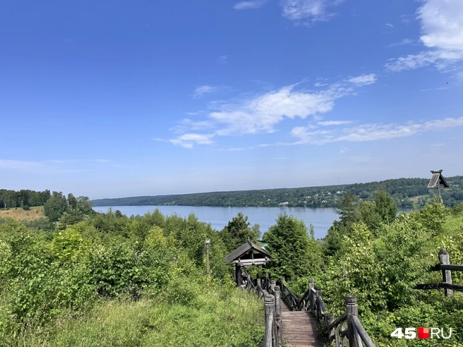 Вид на Волгу | Источник: Юлия Король / 45.RU