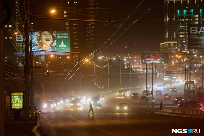 В городе не соблюдены порядок и периодичность уборки автомобильных дорог | Источник: Александр Ощепков / NGS.RU