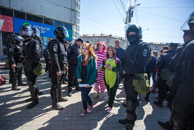 Участники «Монстрации» в 2015 году | Источник: Александр Ощепков / NGS.RU