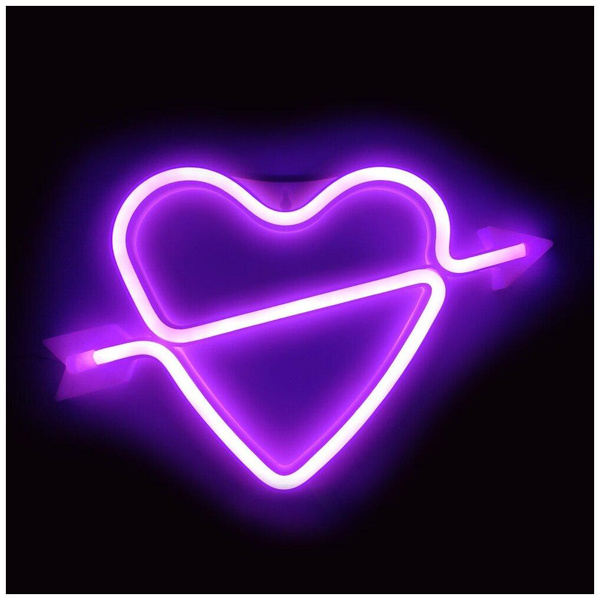 Неоновый ночник LED «Сердце»