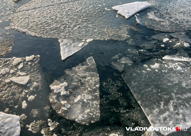 Выходить сейчас на лед крайне опасно | Источник: Елена Буйвол / VLADIVOSTOK1.RU