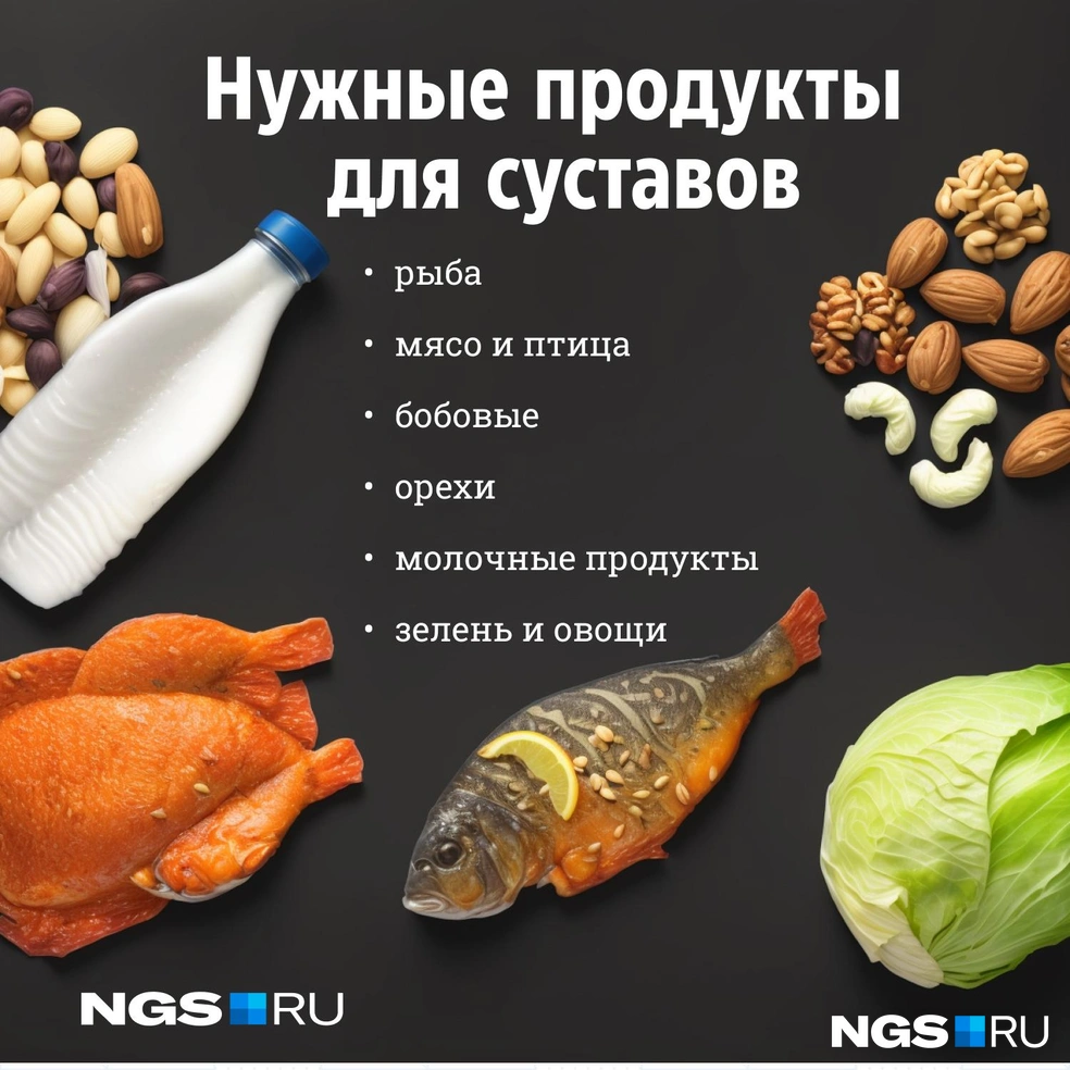 Продукты, полезные для суставов, Новосибирск - 3 августа 2023 - НГС.ру