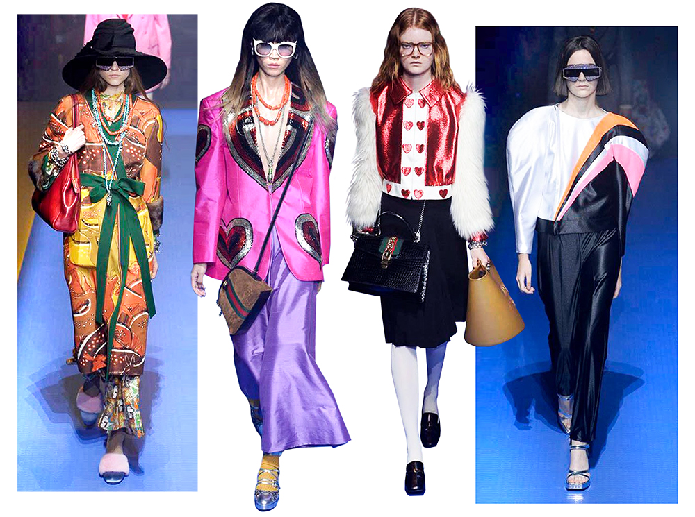 Gucci SS18: жить иначе, жить весело | marieclaire.ru