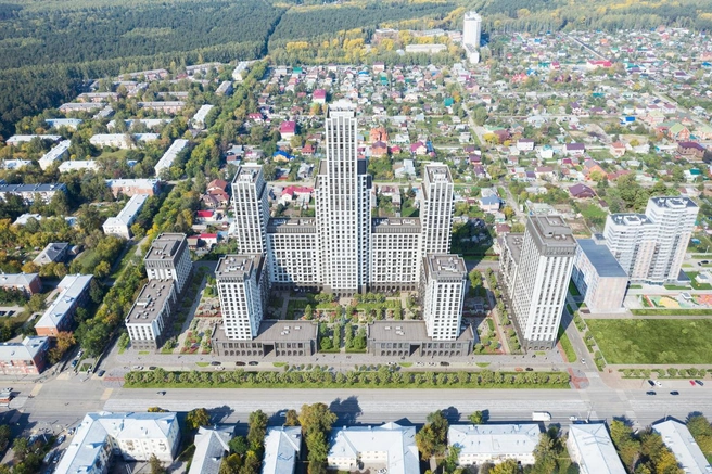 Таким будет жилой квартал после завершения строительства | Источник: PRINZIP