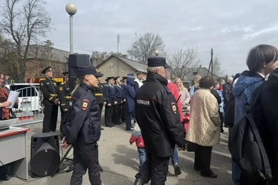 Полицейские Балтийска обеспечили безопасность на акции «Эшелон Победы»