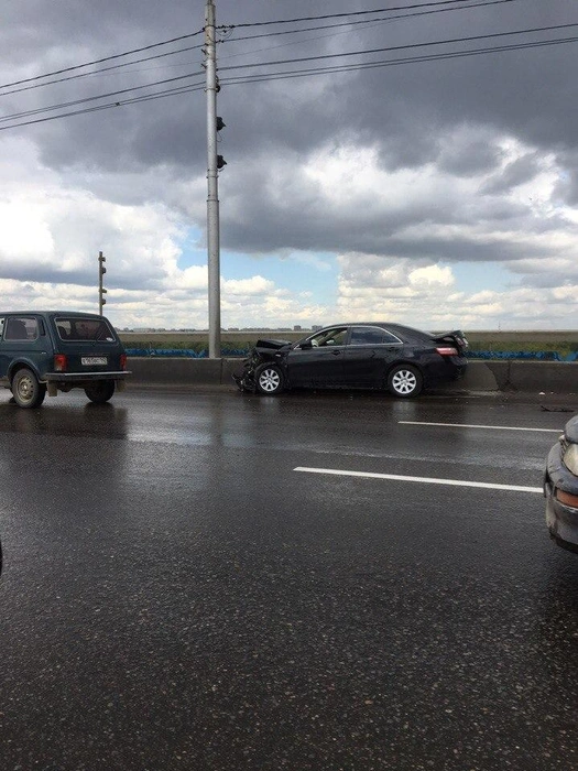 Авария, вид сбоку