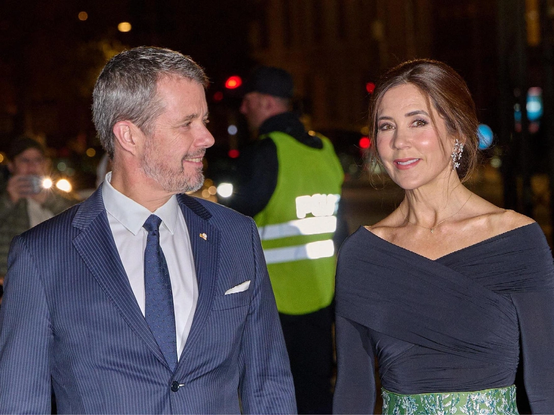 Принц Фредерик и принцесса Мэри на ужине в честь короля и королевы Испании, 8 ноября 2023 год | marieclaire.ru