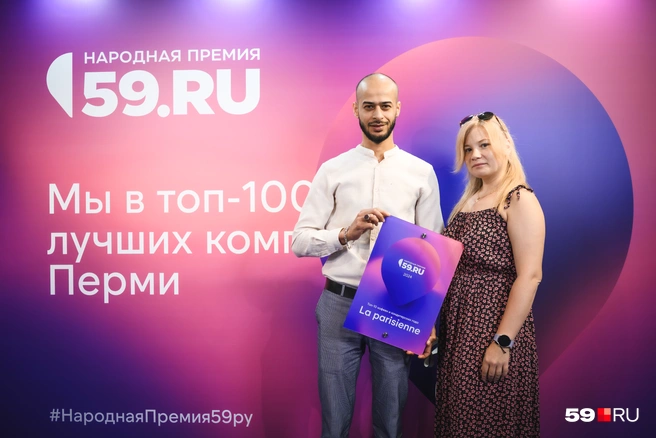 Владелец кафе тунисской кухни «Карфаген» Амен Хуссеини и маркетолог заведения Ирина Кирилова второй год выводят заведение в топ-100 | Источник: Андрей Чунтомов