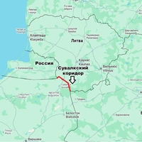 Где находится Сувалкский коридор, который считают ахиллесовой пятой НАТО. Карта