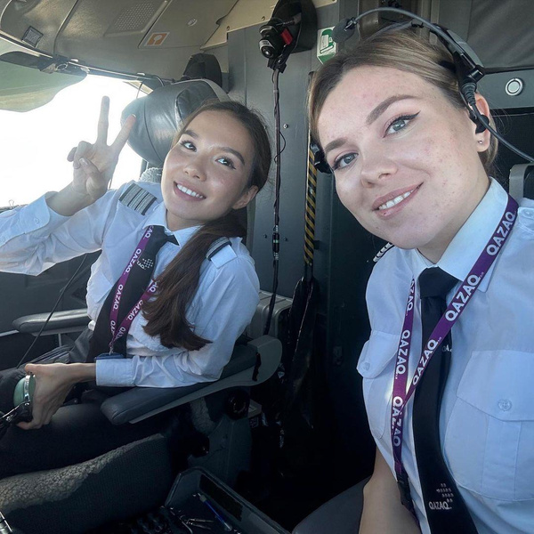 Экипаж, полностью состоящий из женщин, выполнил первые авиарейсы в Казахстане