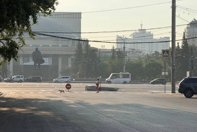Улицу Ленина перекрыли в Новосибирске ради Дня города