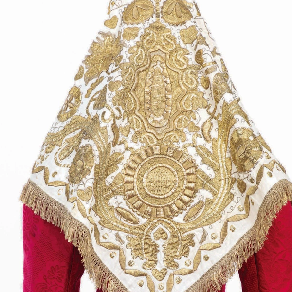 Платок золотный. Вторая половина XIX века Олонецкая губ. Каргопольский музей | Источник: пресс-служба ГМЗ «Царское село»