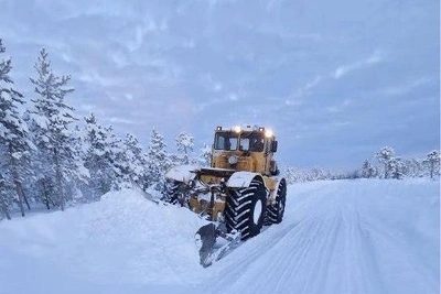 На зимних дорогах Югры повысили грузоподъемность до 30 тонн