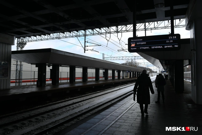 На нескольких направлениях МЦД случился сбой в движении электричек | Источник: Артем Устюжанин / MSK1.RU