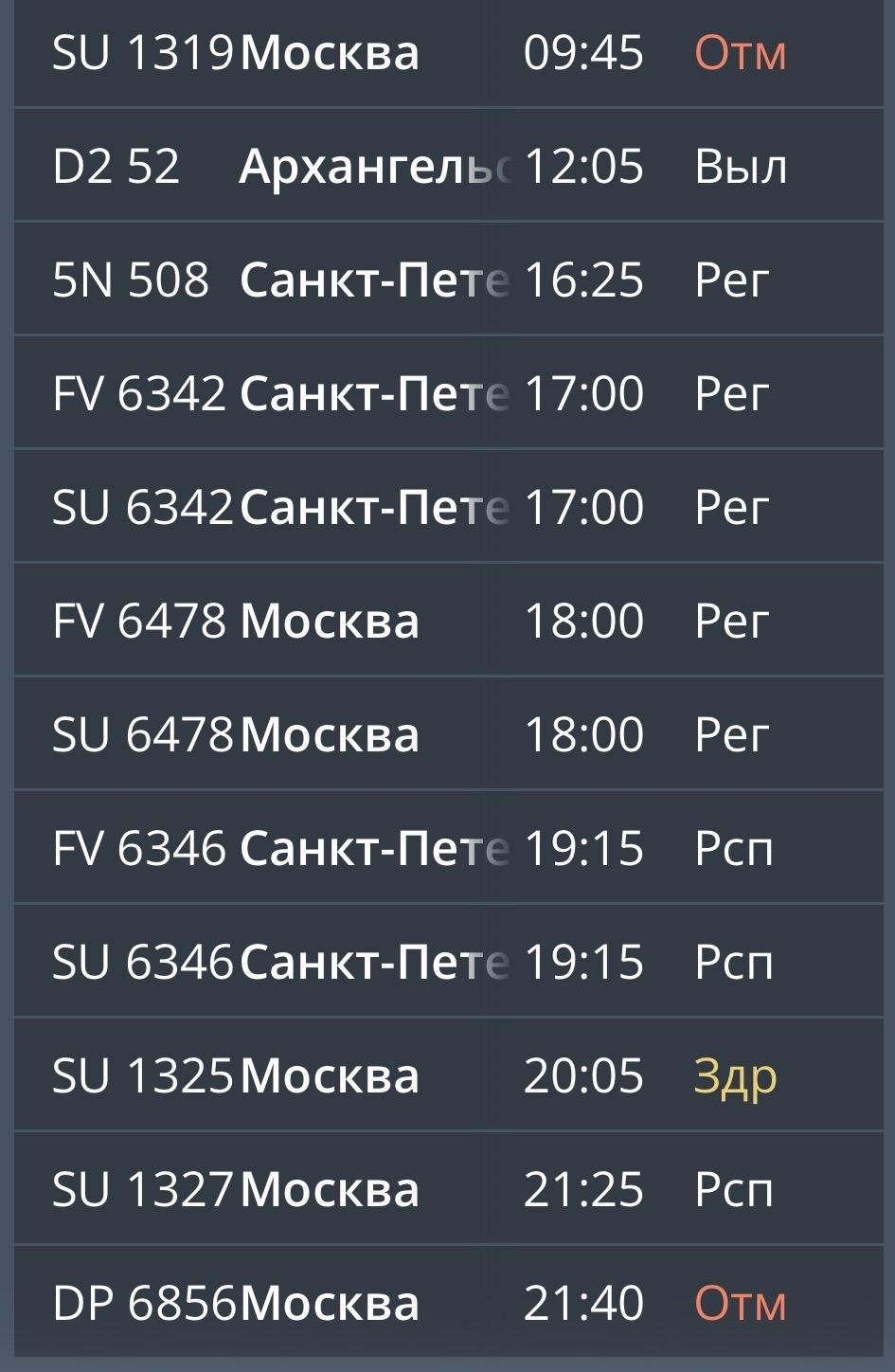 В Мурманске задерживают рейсы: пассажирам придётся ждать вылета и прилёта