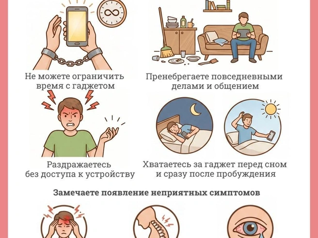 При серьёзной зависимости наблюдается сочетание нескольких признаков одновременно | Источник: Юрий Орлов / Городские медиа