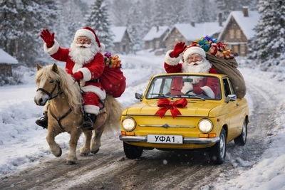 On-Demand Santa Clauses in Ufa: Prices and Surprises