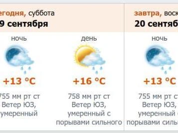 Скриншот с meteo.nw.ru