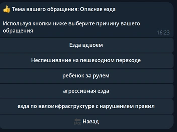 Причины обращения затрагивают большинство нарушений самокатчиков | Источник: Telegram