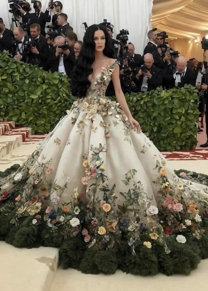 Вместо Кэти Перри на Met Gala 2024 «пришел» аватар певицы