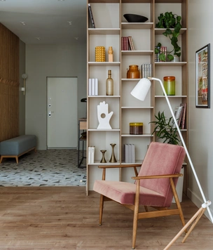 Московская квартира 130 м² в пастельных тонах