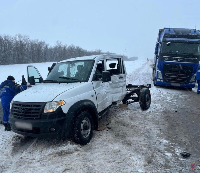 В УАЗе пострадали три человека | Источник: ГУ МВД России по Волгоградской области