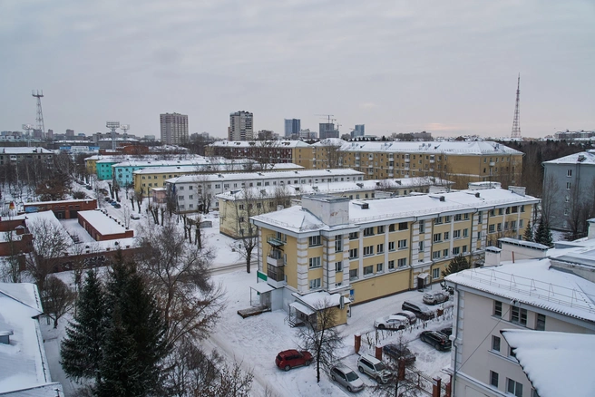 Соцгородок на левом берегу | Источник: Александр Ощепков
