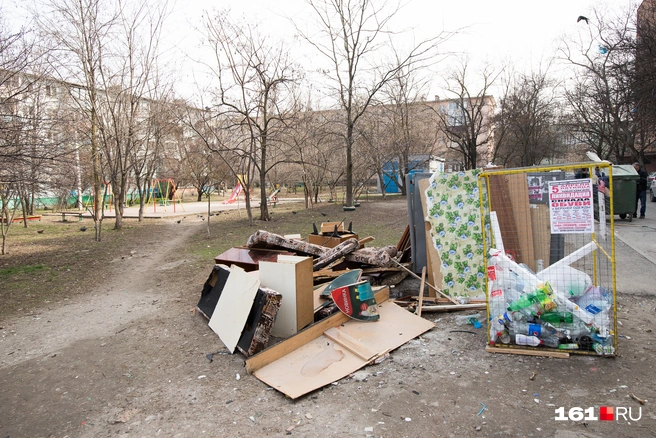 С 1 февраля полномочия на вывоз мусора в нескольких донских муниципалитетах выполняет компания «Экоцентр» | Источник: Евгений Вдовин / 161.RU