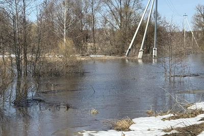 Уровень воды в реках Рязанской области растёт