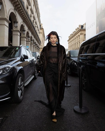 Ида Галич перед показом Schiaparelli