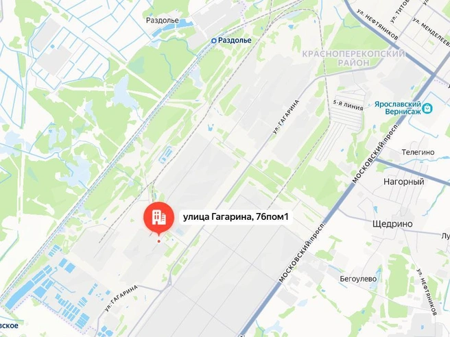 Предполагаемое место для будущего кладбища. | Источник: Яндекс-карты