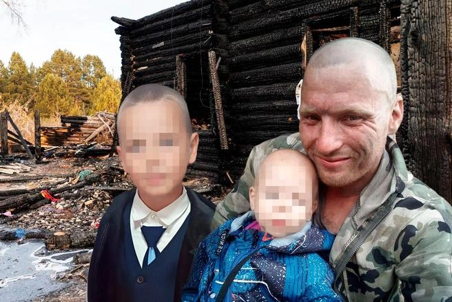 а этом фото Егор (слева) и Витя (справа). Всего в пожаре сгорели три человека | Источник: Ирина Шарова / 72.RU