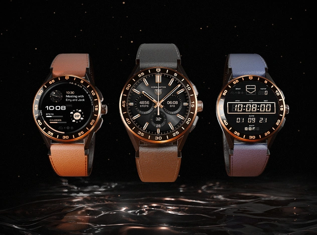 Роскошь золота: как выглядят новые смарт-часы TAG Heuer Connected