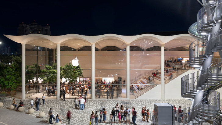 Новый бутик Apple в Майами по проекту Foster+Partners (фото 9)
