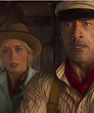 Дуэйн Джонсон и Эмили Блант в фильме «Круиз по джунглям» (русский трейлер)