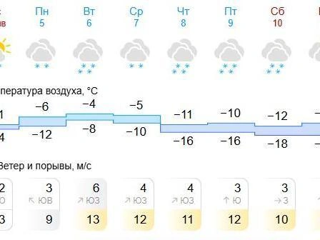 Снегопад продолжится шесть дней | Источник: Gismeteo
