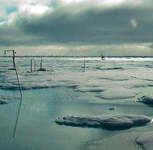 Фото №1 - Километровый заплыв при минусовой температуре воды
